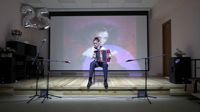 Артём Шелудченко "Очи чёрные" (гармонь) и  "Среди долины ровныя" (баян)