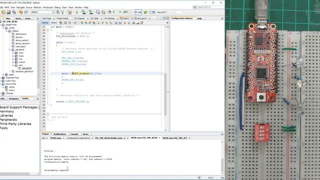 Tutorial № 2 - Reading PIN state with BUTTONS and SWITCHES using PIC32CM and MPLAB® Harmony v3 смотреть онлайн