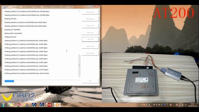 BMW MSD81 ISN Read & Write and Cloning by AT200--UOBD2 смотреть онлайн