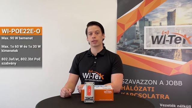 WITEK PoE osztó: max. 90 W input, 1x max. 60 W output, 1x max. 30 W output смотреть онлайн