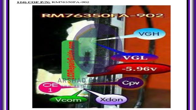 RM76350FA-902 COF Datasheet - Arshad Electronics смотреть онлайн
