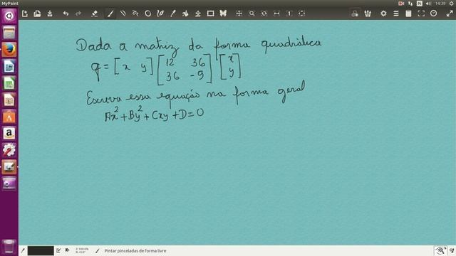 equação quadrática e equação matricial no R2 смотреть онлайн