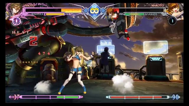 Naoto Kurogane (Me) Vs Makoto Nanaya (MakuShiro_90) смотреть онлайн