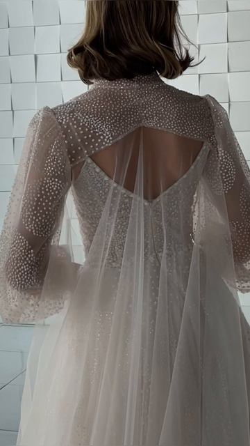 Свадебное платье Каприччио из коллекции «Sposame!» от бренда Anna Kuznetcova