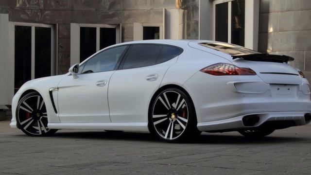 Porsche Panamera GTS White смотреть онлайн