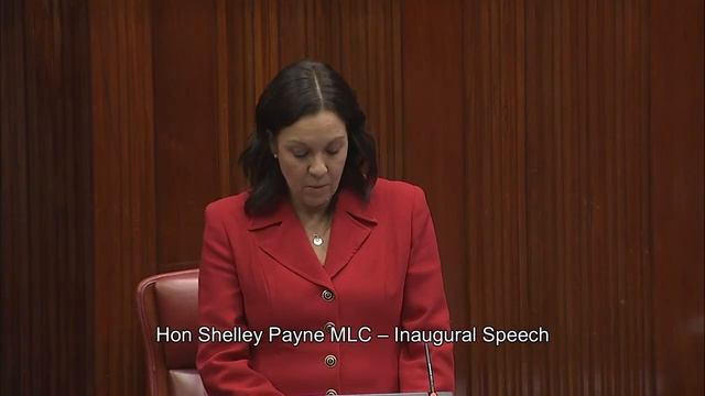 Hon Shelley Payne MLC - Inaugural Speech on 25 May 2021 смотреть онлайн