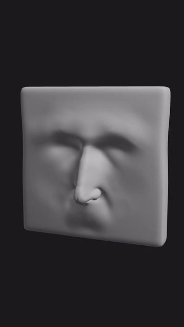 beautiful Tarzan's nose sculpture #blender #sculpting смотреть онлайн