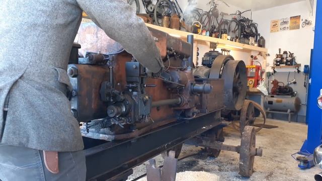 Cold Start Diesel Deutz 322 In -6 Degrees смотреть онлайн