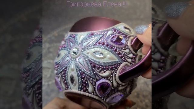 Кружка!!! Точечная и контурная роспись! смотреть онлайн