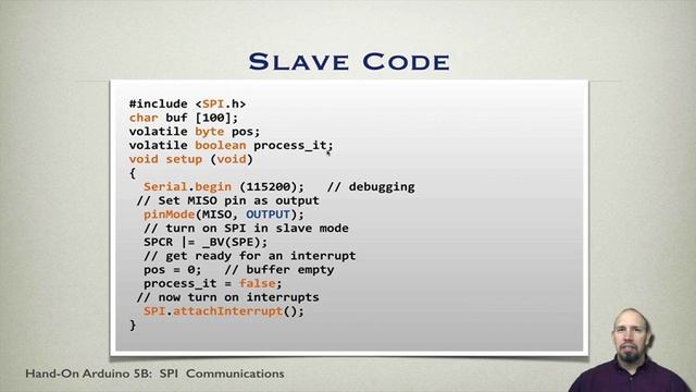 Hands On Arduino 5B: Arduino to Arduino SPI Comm. смотреть онлайн