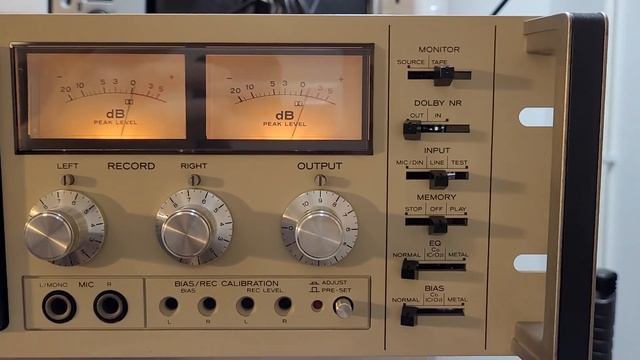 Teac C-3 cassette deck recording test after repair смотреть онлайн