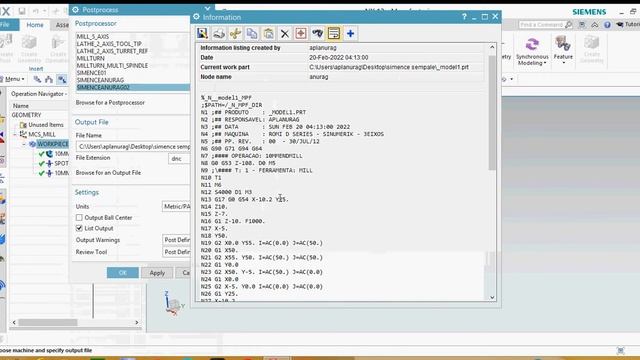 #NX POST PROCESSOR#VMC#sinumerik 840d Tutorial Post Postprocessor#siemens#unigrafix