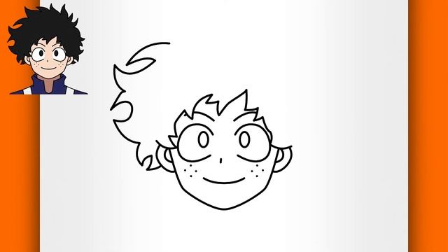 How to Draw Midoriya (EASY FOR BEGINNERS) - Deku Drawing Tutorial (STEP BY STEP) смотреть онлайн