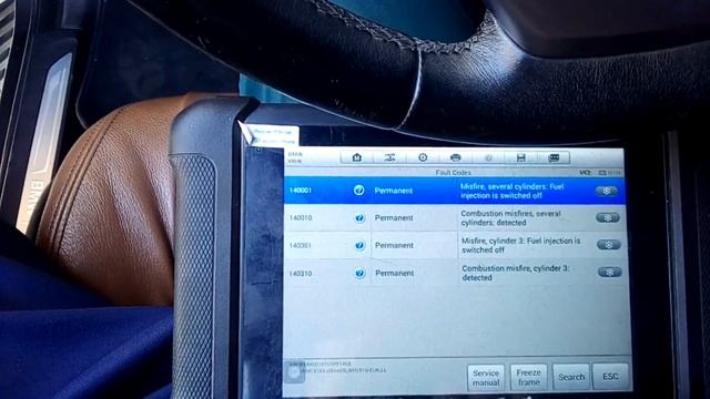 BMW X6 2016 Combustion Misfire Cylinder 3 detected 140310-140301 смотреть онлайн