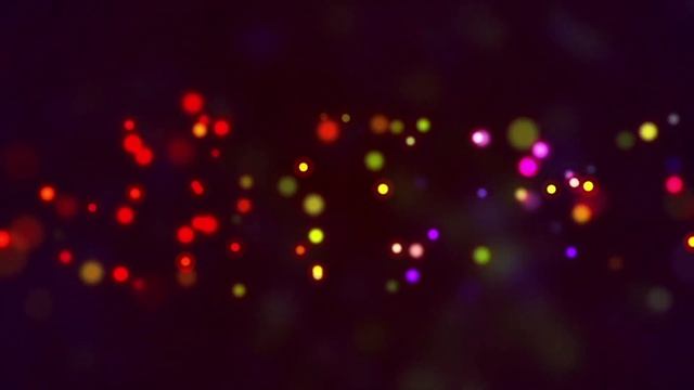 Floating Colored Bokeh Lights • 4K Relaxing Screensaver смотреть онлайн