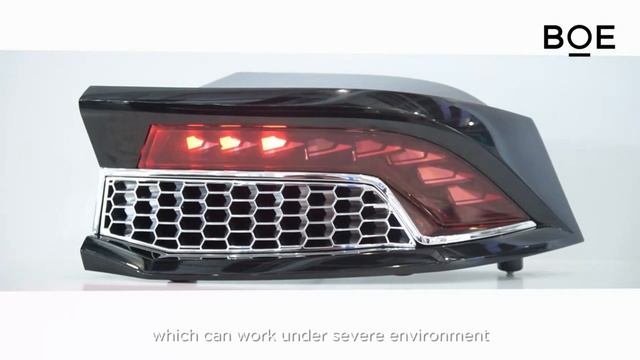 BOE OLED tail light prototype, SID Displayweek 2020 смотреть онлайн
