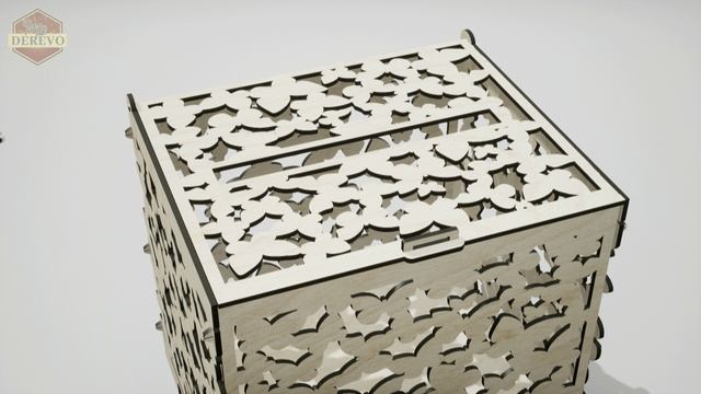 Видеоинструкция Шкатулка Копилка Семейный Банк Бабочки