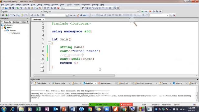 Lab # 3 Programming Fundamentals EE-1024L by ABS смотреть онлайн