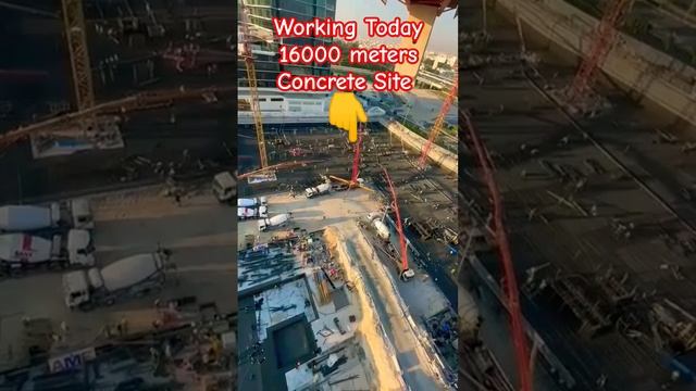 Mixer Track Wetting For Tudey 16000 Meter Concrete Pump Working Site Tudey Big Work #construction смотреть онлайн