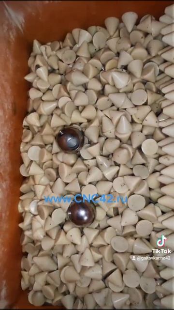 Галтовка клапана шарового крана, нерж. смотреть онлайн