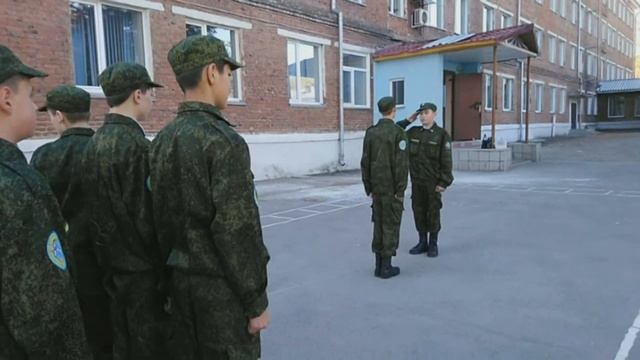 минутка кадетской жизни - 8 кл - строевая 2018г смотреть онлайн