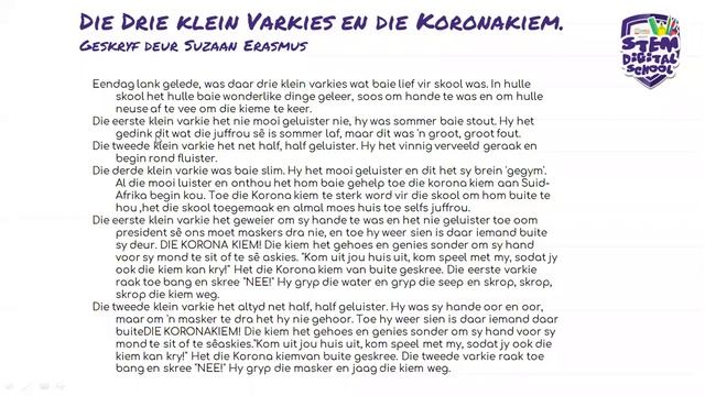 Grade 5 - Afrikaans FAL | 1 July 2020 | Luister en Praat смотреть онлайн