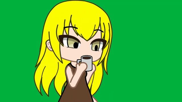 [Old] Diana drinking a coffee | Диана пьёт кофе | Animation test смотреть онлайн