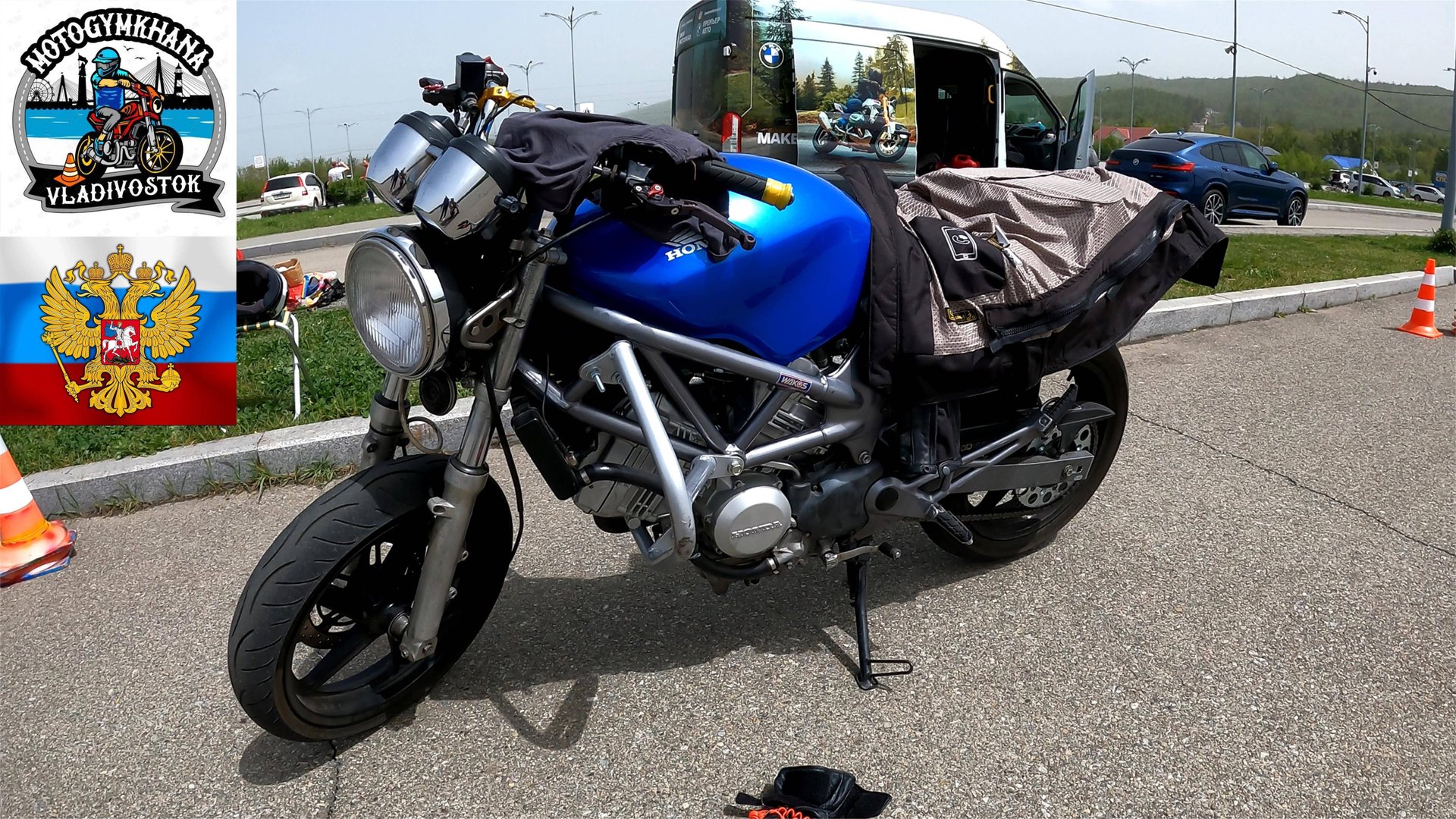 Мото Джимхана во Владивостоке, HONDA CB250, gymkhanavl смотреть онлайн