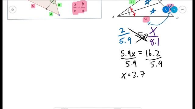 Similar Triangles Part 4: The Angle Bisector Theorem смотреть онлайн
