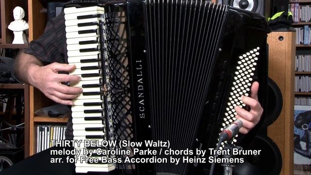 Thirty Below (Slow Waltz), Caroline Parke, played on Standard Bass, then Free Bass Accordion смотреть онлайн