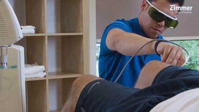 Jumper's Knee Static - Zimmer MedizinSystems OptonPro 25W High Power Laser Therapy смотреть онлайн
