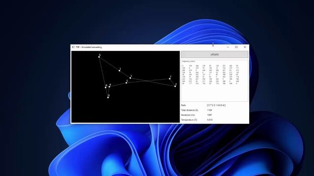 Travelling salesman problem (TSP) / Annealing algorithm смотреть онлайн