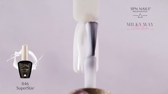 Smalto ibrido 846 UV LaQ SPN Nails Italia - Lattiginoso, bianco latte смотреть онлайн