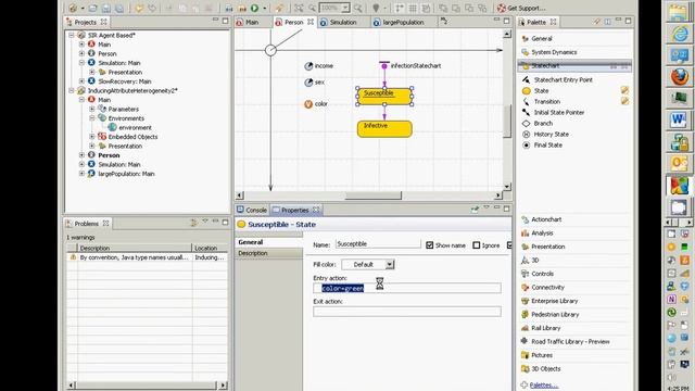 Using Dynamic Properties In AnyLogic [Agent-Based Modeling For Health Policy With AnyLogic]