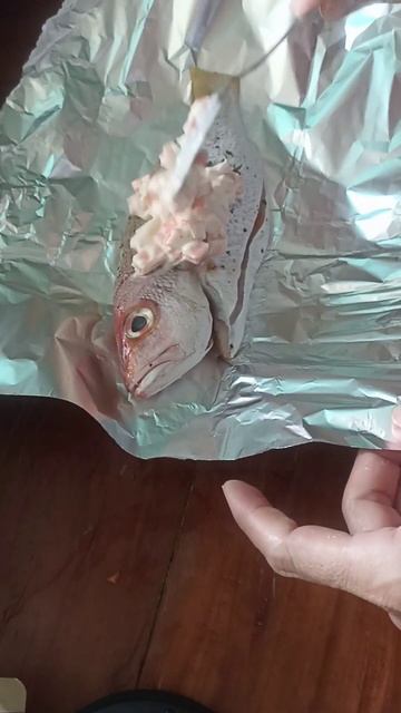 How I Cooked Steamed MayaMaya W/ Mayonnaise #asmr #cookingvideo  #satisfying  #shorts