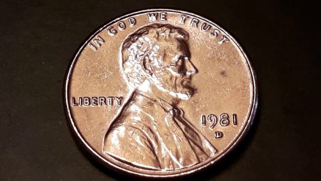 American Coin : One Cent 1981 D !! Value 8000 EUROS !!! смотреть онлайн