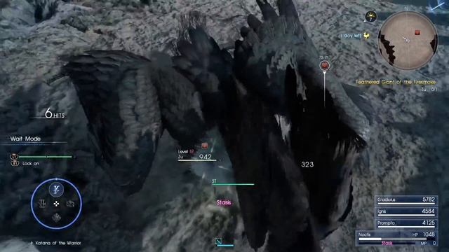 FINAL FANTASY XV - Killing Zu with static edge смотреть онлайн