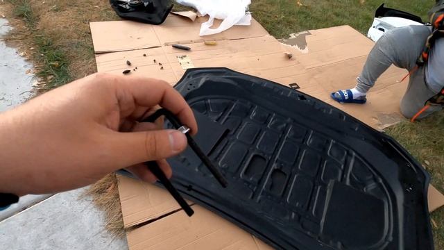 Camry Carbon Fiber Hood and Trunk Install смотреть онлайн