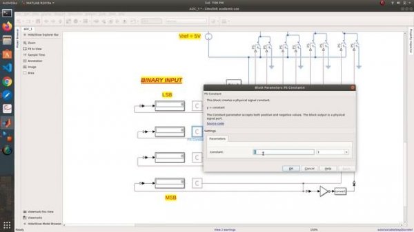 Simulation of Digital to Analog Converters(DAC) using MATLAB Simulink