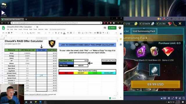 RAID Shadow Legends | Offer Calculator For In-Game Purchases смотреть онлайн