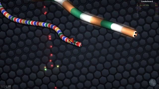 Slither.io - ГРАНИЦА HACK ЗАХВАТ Trick Супермена Skin ЛУЧШИЕ МОМЕНТЫ Троллинг смотреть онлайн