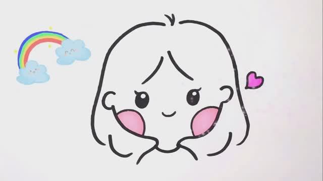 Нарисуйте девочку очень легко | Как нарисовать девочку шаг за шагом для детей | Рисунки кавайи смотреть онлайн