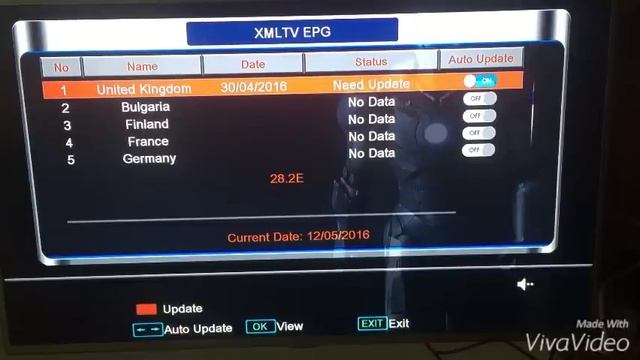 Epg Set Up For OPENBOX (7 Day TV Guide)