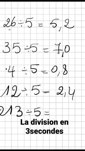 calcul mental : la division смотреть онлайн