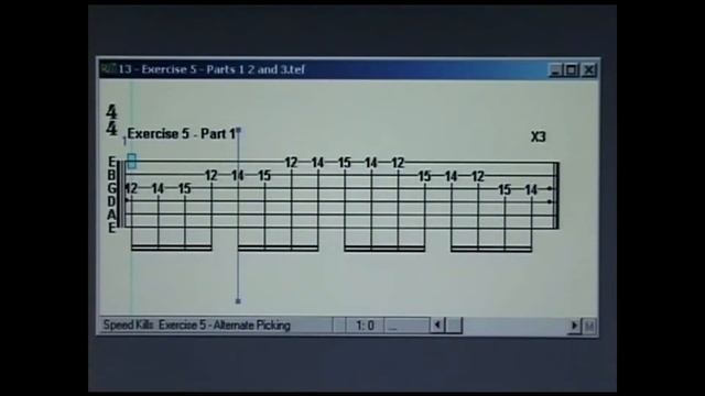 Michael Angelo Batio - Speed kills. Упражнение №5. Комбинации упражнений. смотреть онлайн