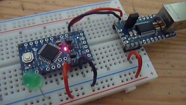Arduino mini pro with USB/TTL adapter смотреть онлайн