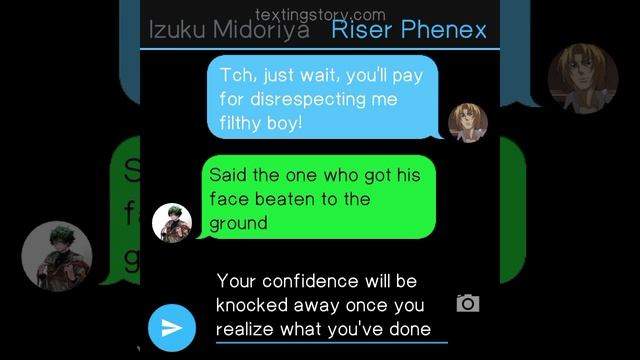 Deku in Highschool DxD//part 3//Rizer's fiance//Texting Story смотреть онлайн