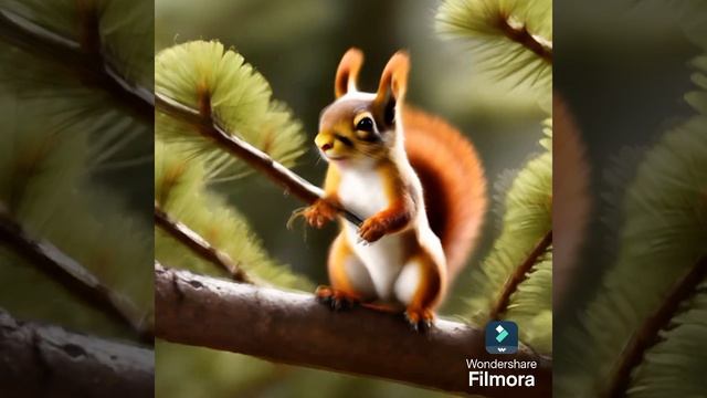 Весёлая белка