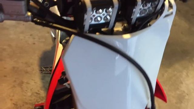 Crf 450r 90 watt Trail Tech stator,flywheel and Baja Designs front harness смотреть онлайн