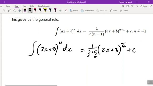 Integrating by reversing the chain rule смотреть онлайн